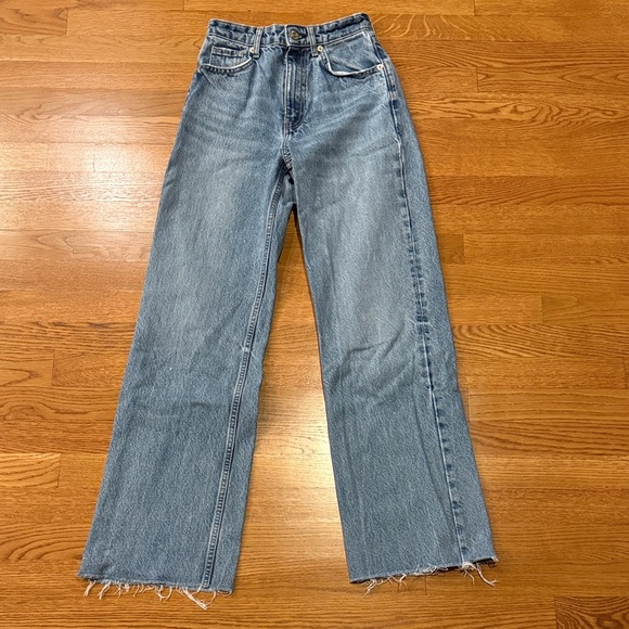 Zara Denim - Zara High-Rise Wide-Leg Jeans Women’s Size 02